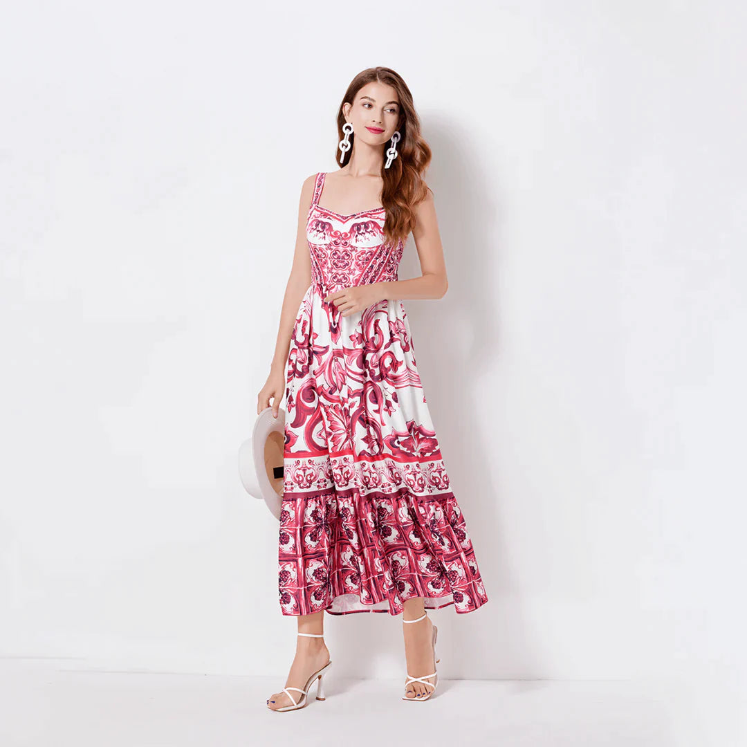 Vestido Virginia |  Longo Estampado