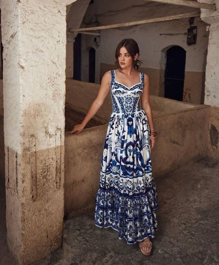 Vestido Virginia |  Longo Estampado
