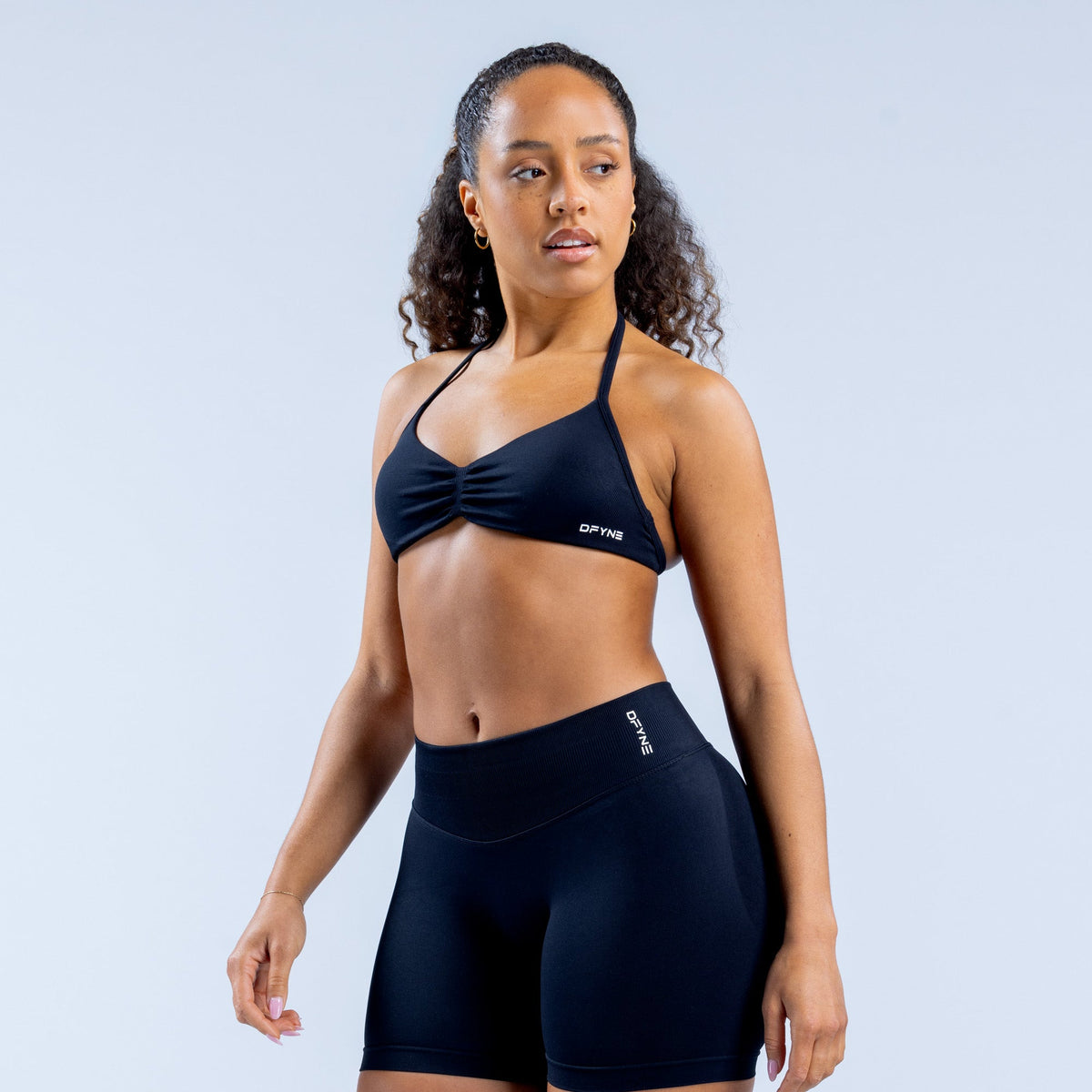 Top Esportivo Impact de Alças — Midnight Black