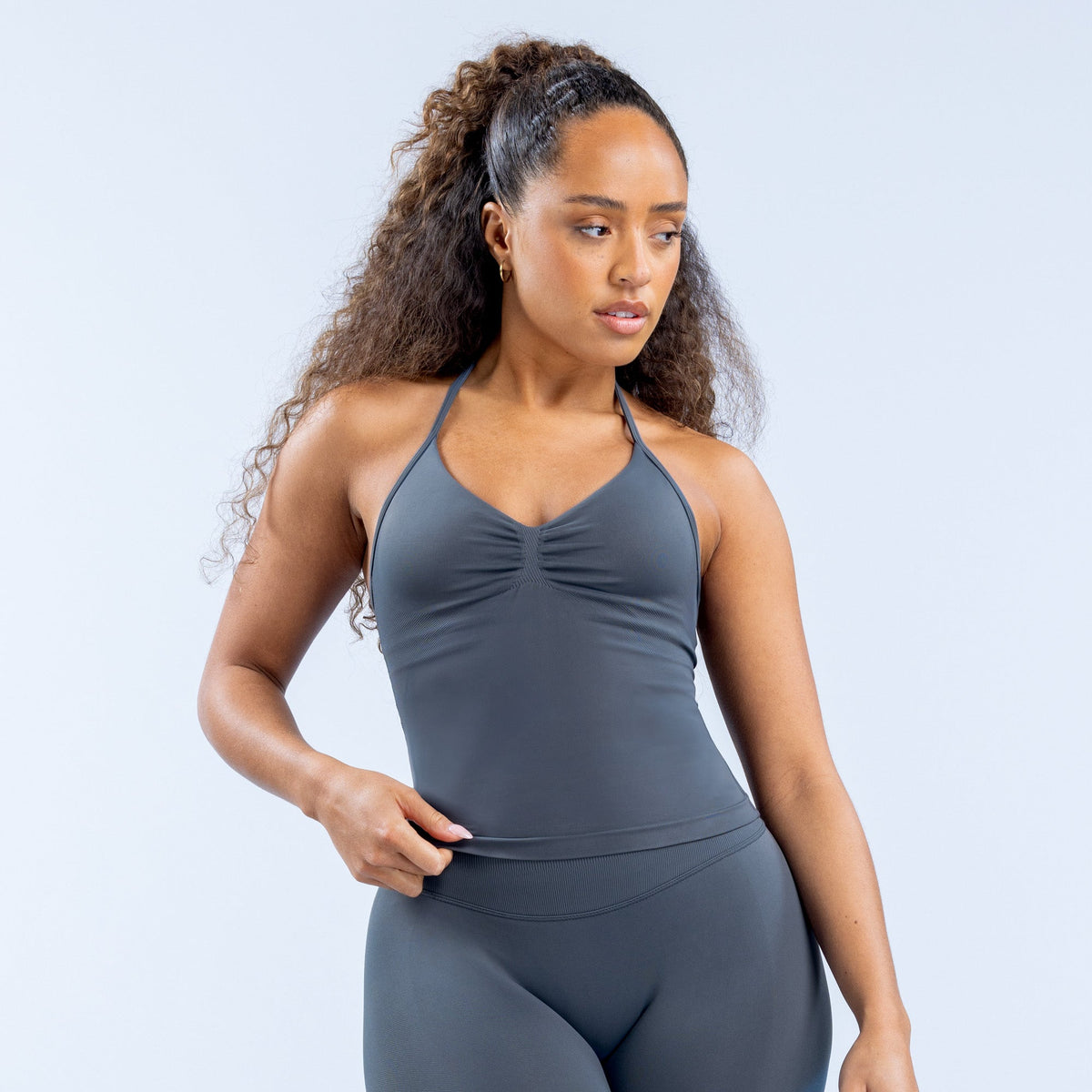 Regata Alongada Impact de Alças — Slate Grey