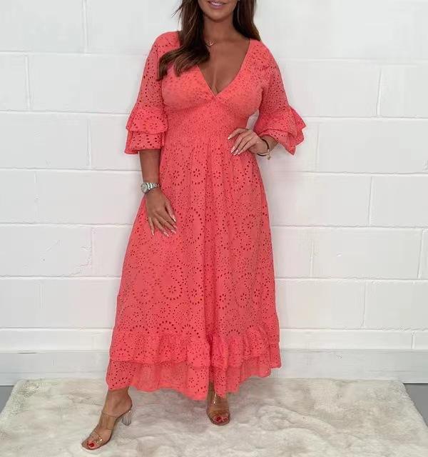 Vestido Mara | Bordado Eyelet