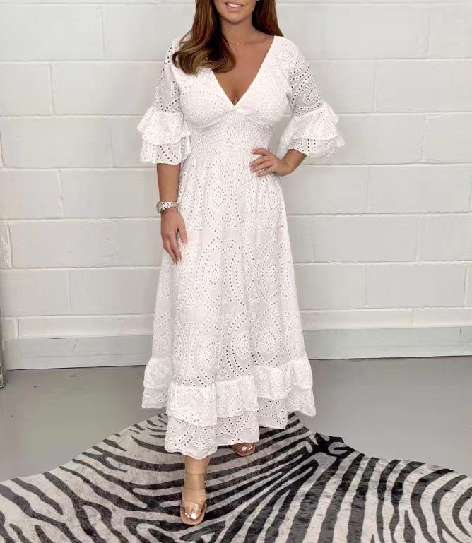 Vestido Mara | Bordado Eyelet