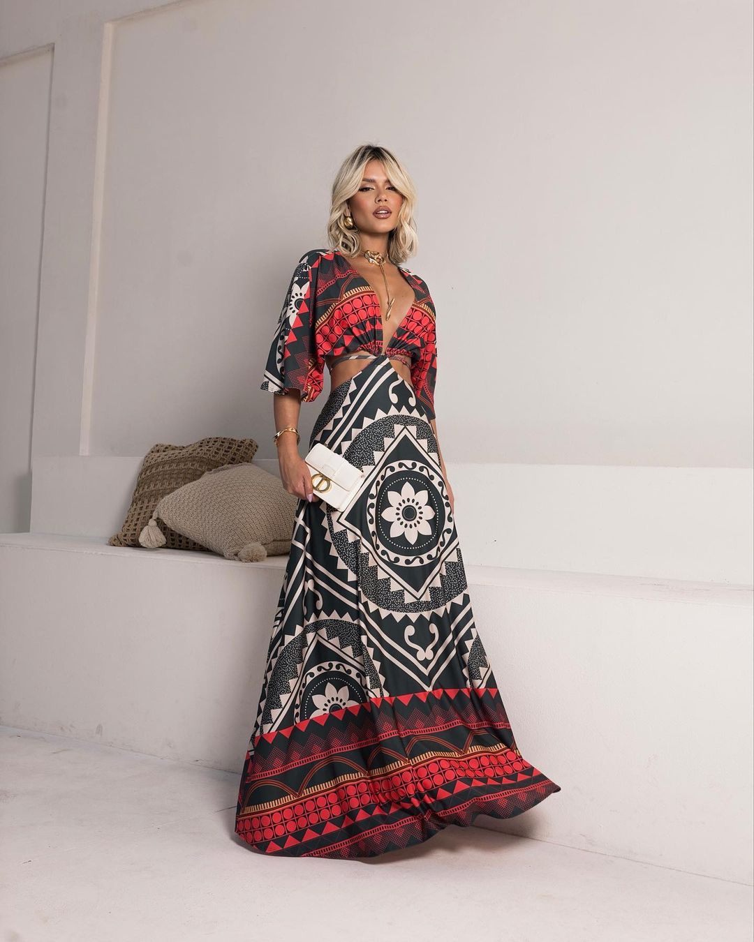 Vestido Estampado Luna