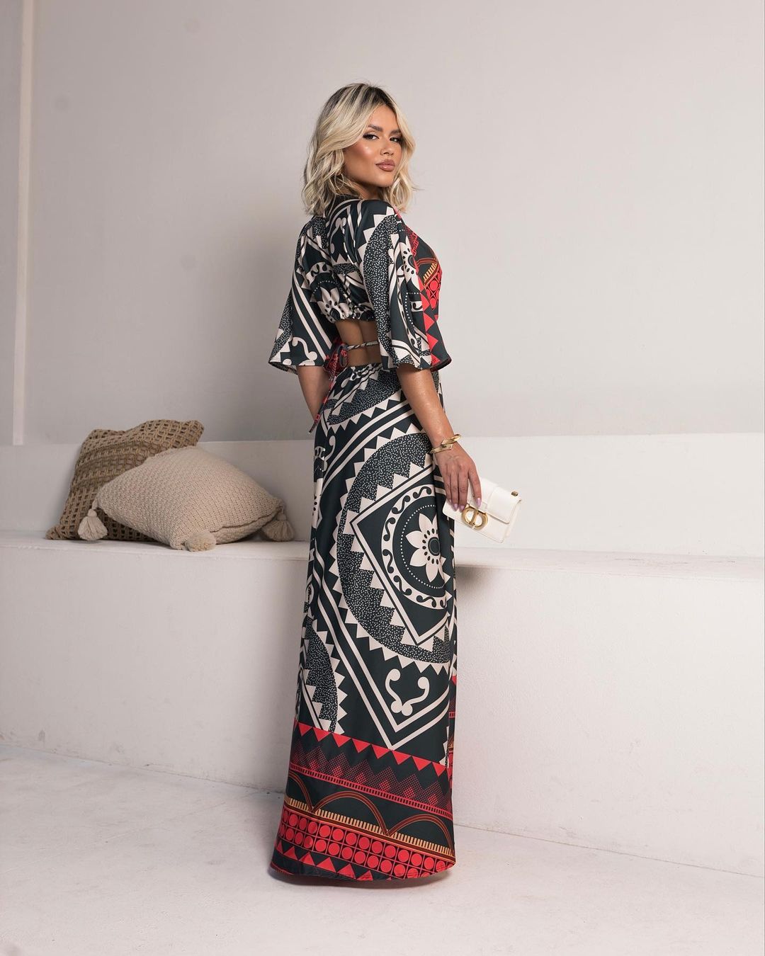 Vestido Estampado Luna