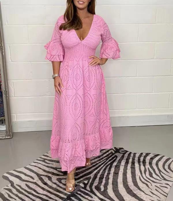 Vestido Mara | Bordado Eyelet