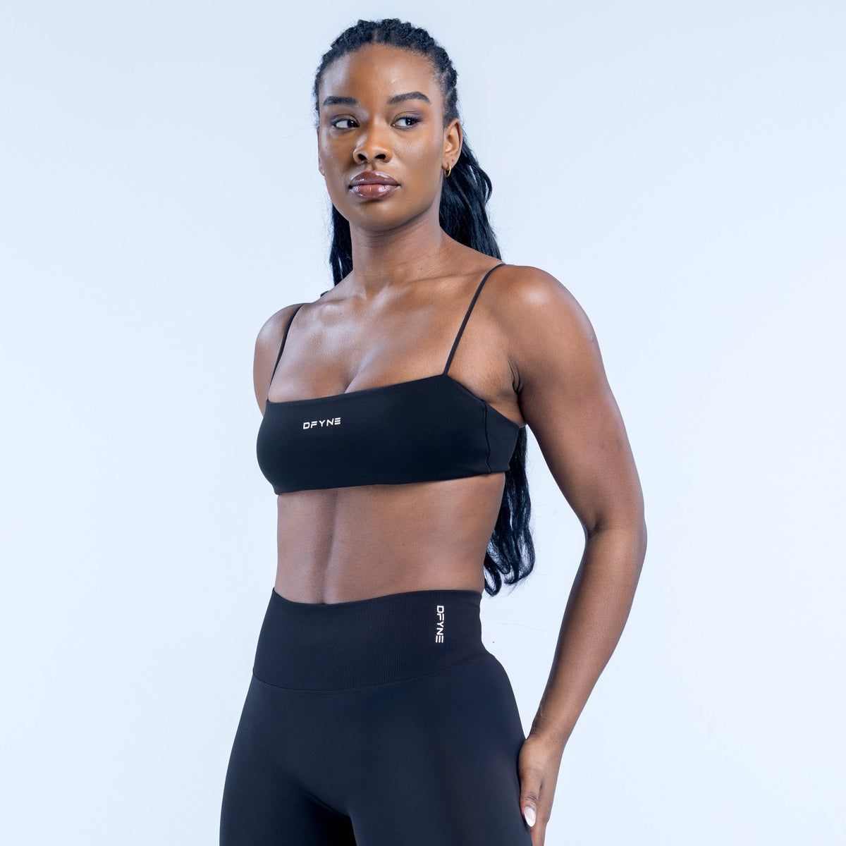 Top Esportivo Defy de Alças — Midnight Black