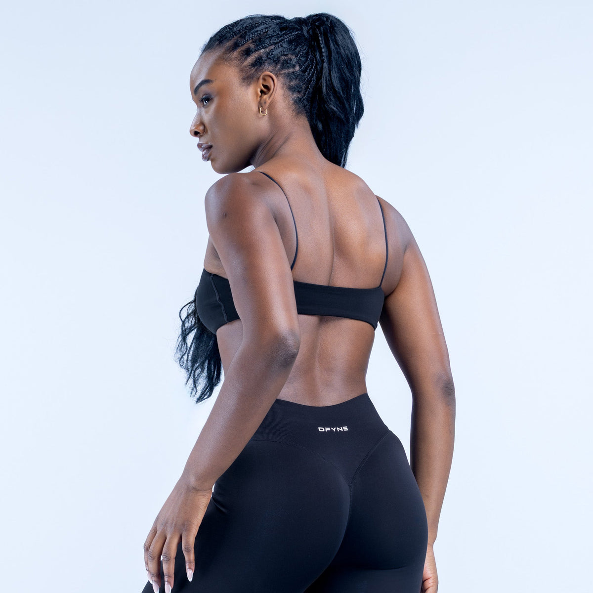 Top Esportivo Defy de Alças — Midnight Black