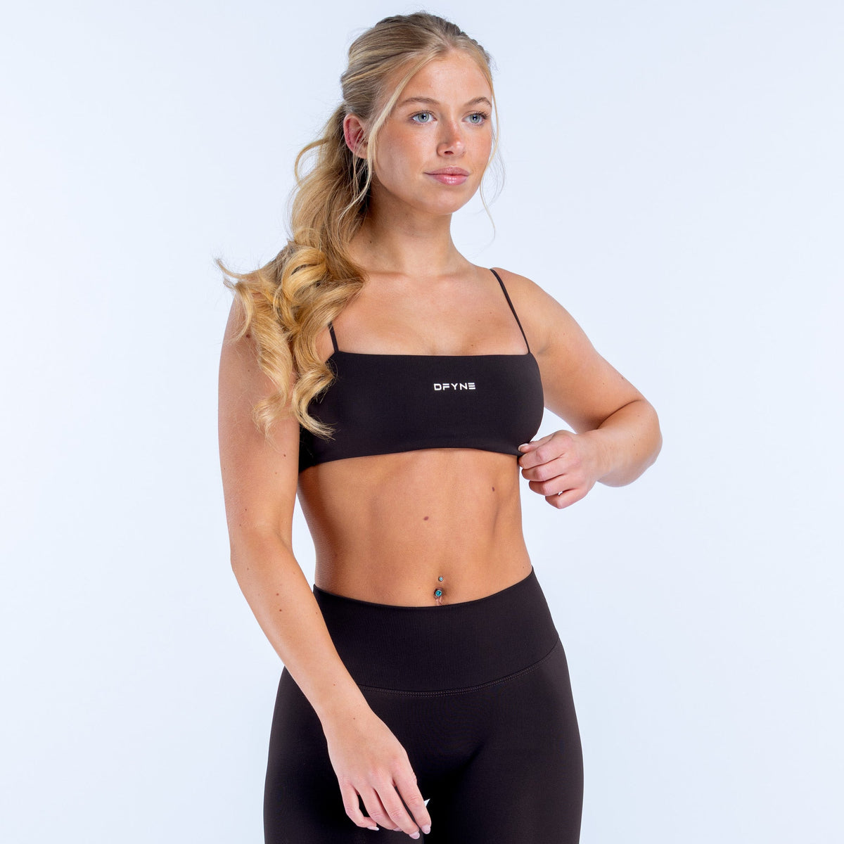 Top Esportivo Defy de Alças — Chestnut