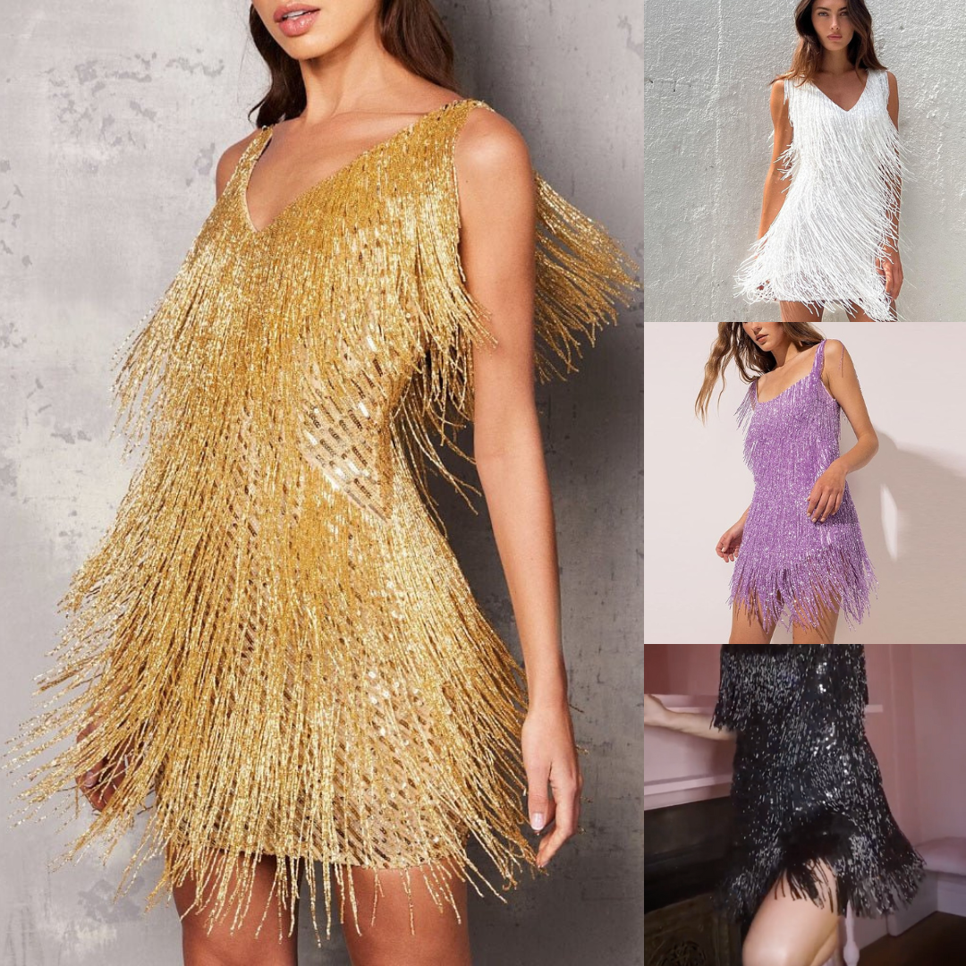 Vestido Franja Brilhante Euphoria