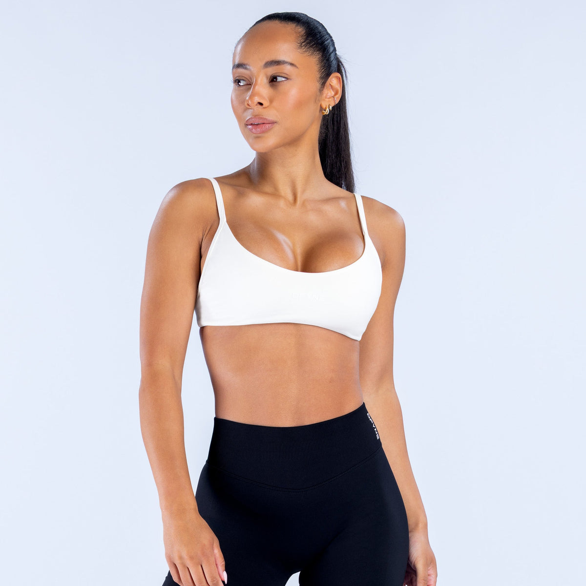 Top Esportivo Impact Decote Redondo — Ivory
