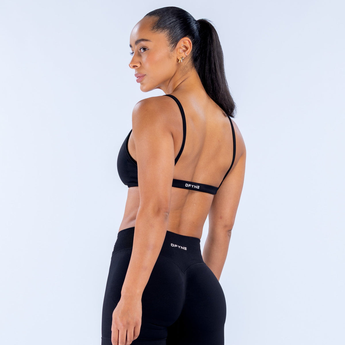 Top Esportivo Impact Decote Redondo — Midnight Black