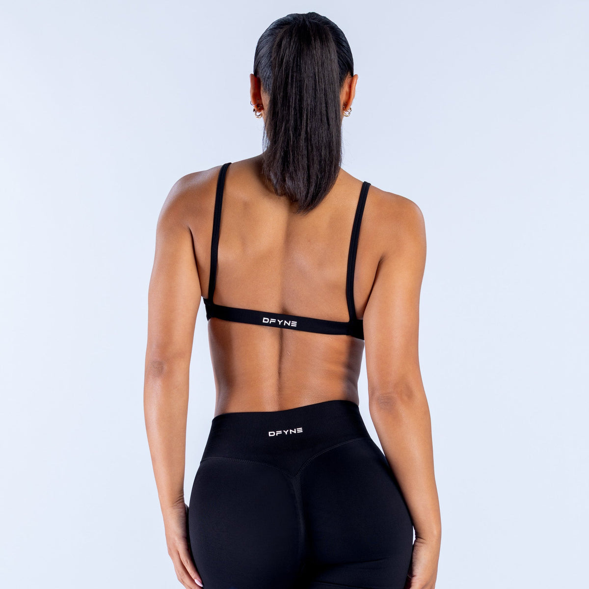 Top Esportivo Impact Decote Redondo — Midnight Black