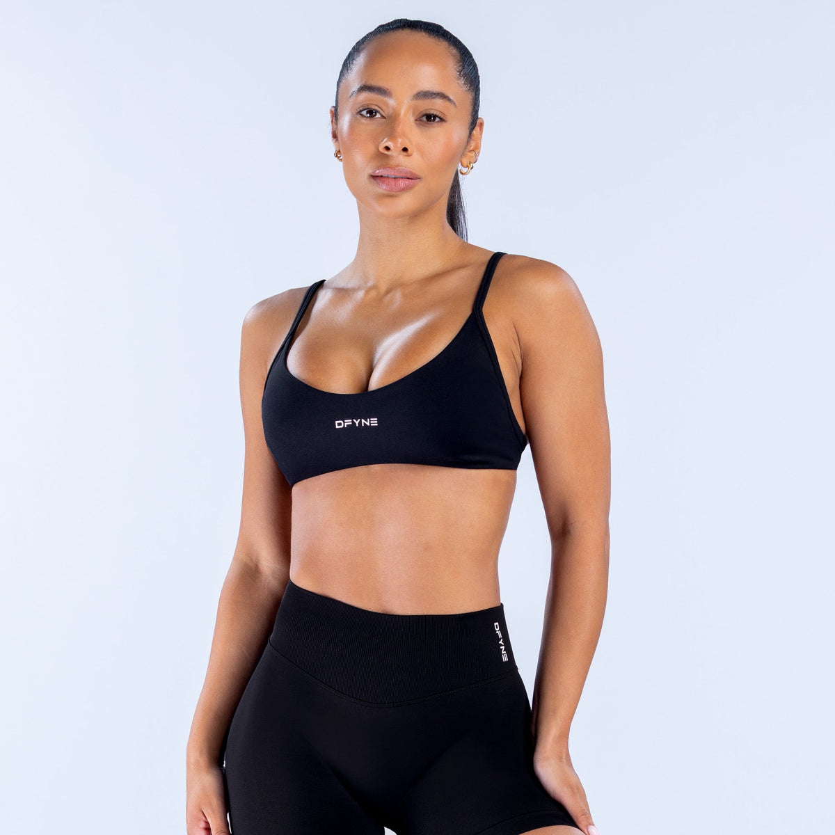 Top Esportivo Impact Decote Redondo — Midnight Black