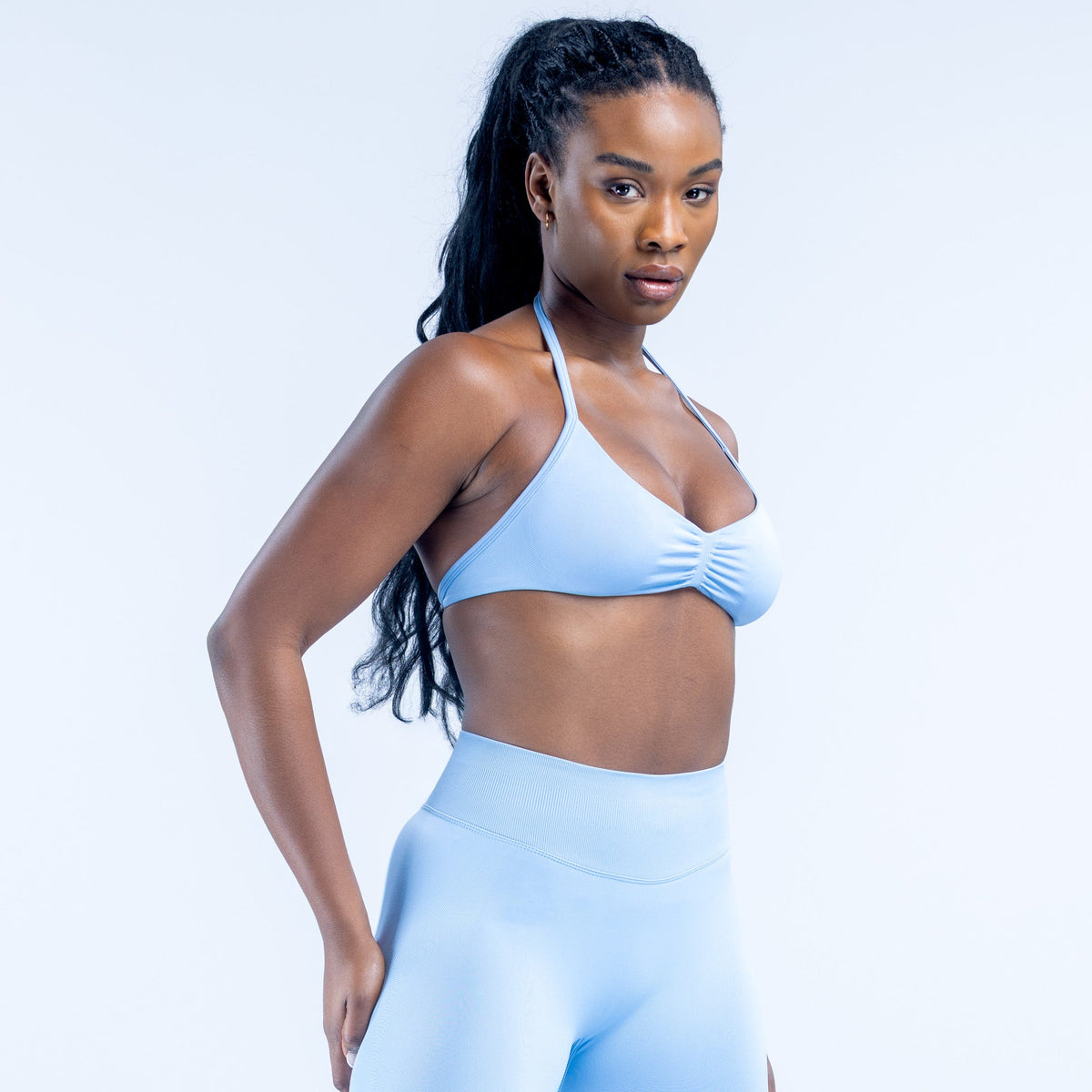 Top Esportivo Impact de Alças — Ice Blue