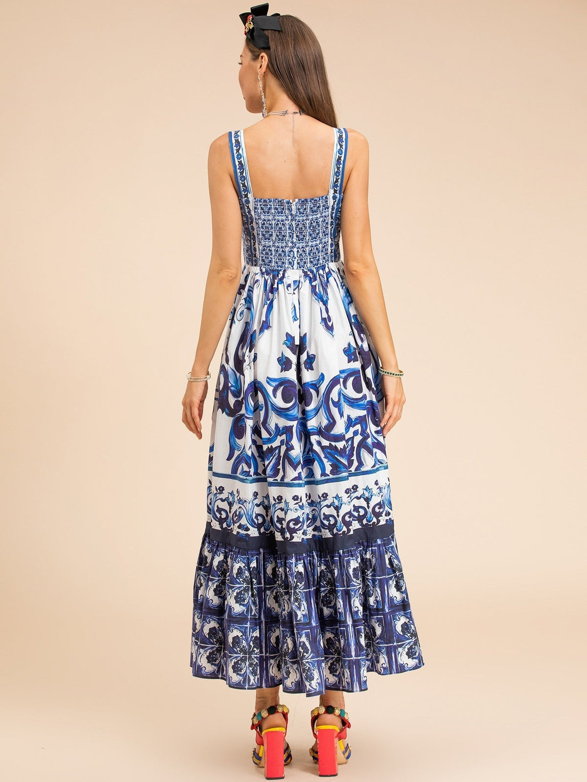 Vestido Virginia |  Longo Estampado