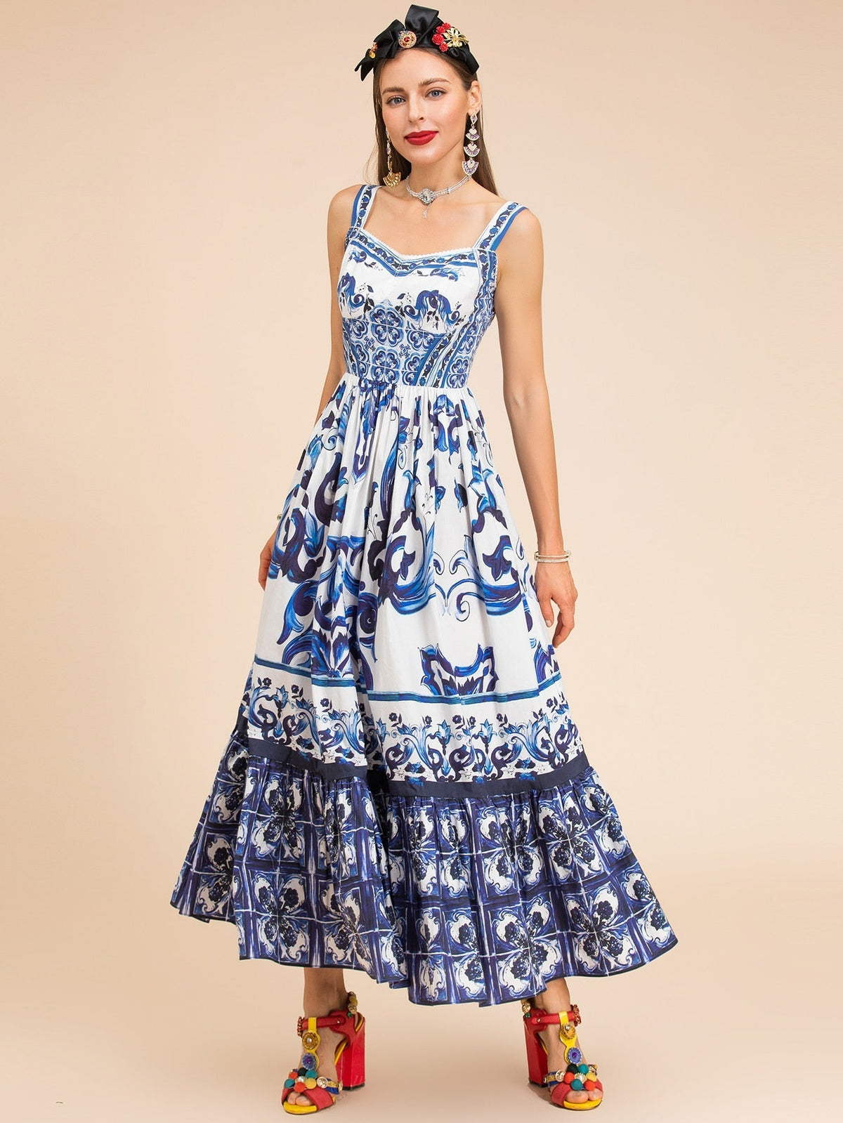 Vestido Virginia |  Longo Estampado