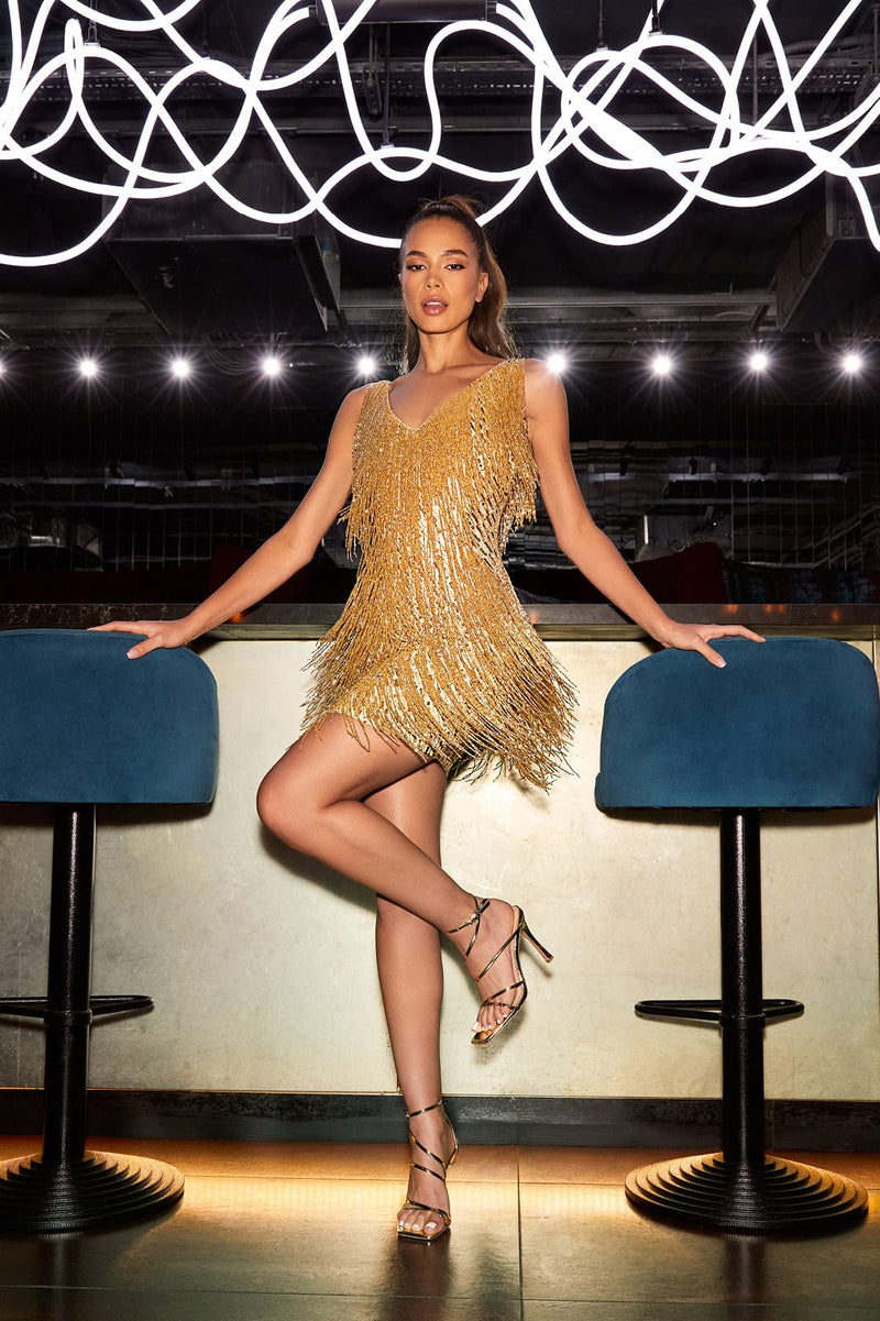 Vestido Franja Brilhante Euphoria