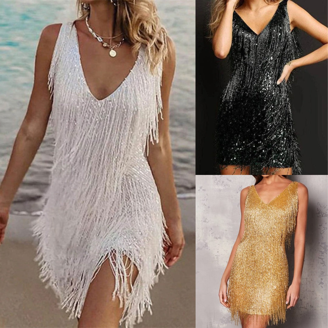 Vestido Franja Brilhante Euphoria