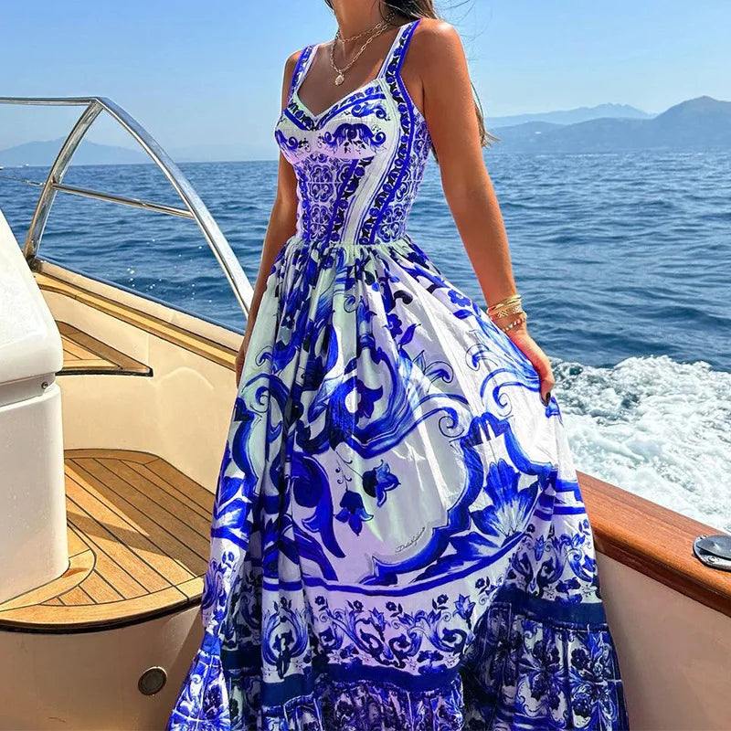 Vestido Virginia |  Longo Estampado