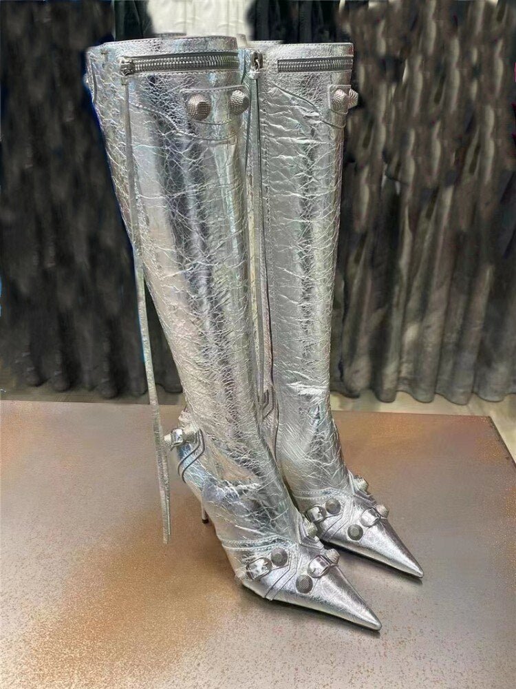 Bota Cano Alto Salto Fino