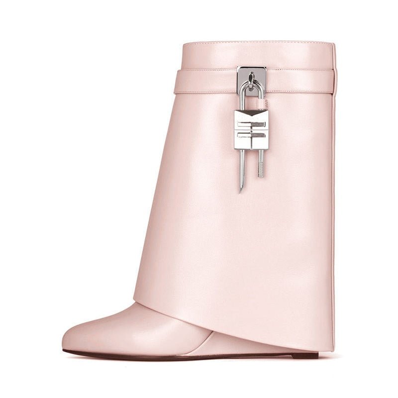 Bota Cano Médio Anabela
