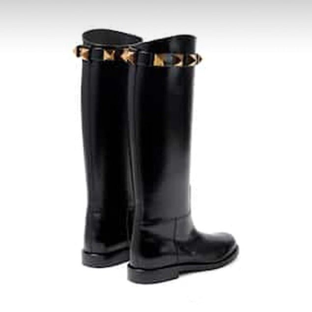 Bota Couro Cano Alto