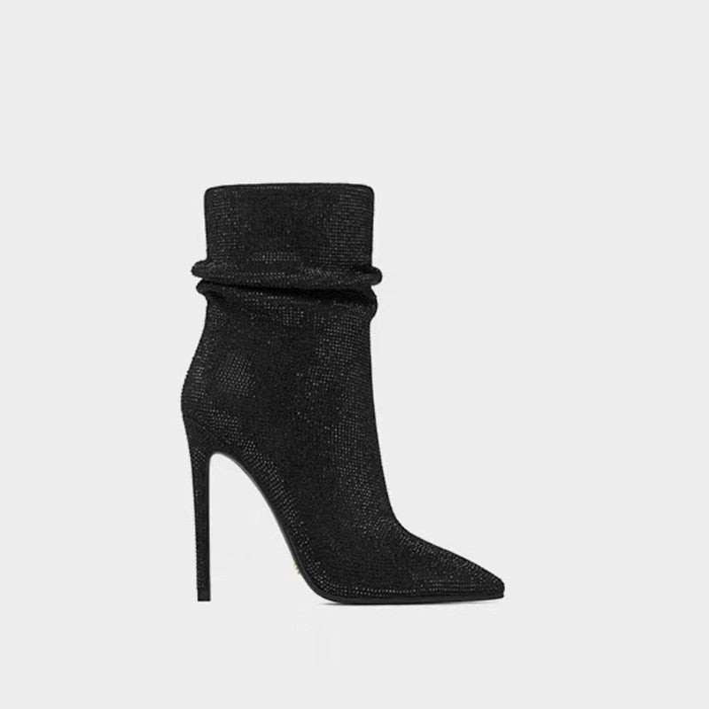 Bota Strass Curta Milão