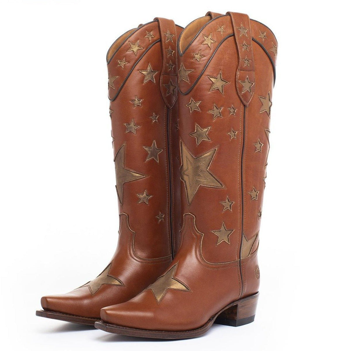 Bota Western Salto Bloco Estrela