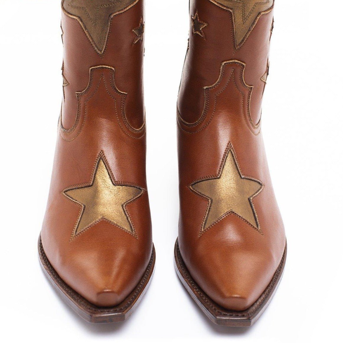Bota Western Salto Bloco Estrela
