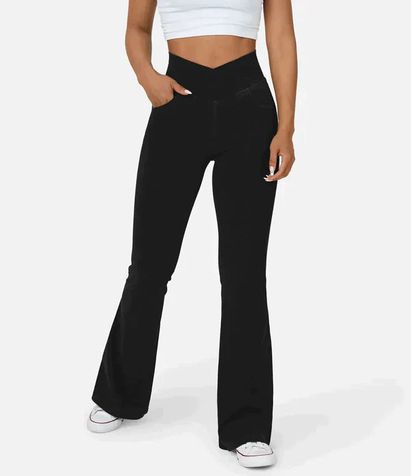 Calça LegJeans™ de Cintura Alta Cruzada